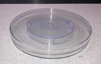 10" Clear Round Plastic Cake Drum x 2 & Plinth
