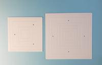 8" Square White Plastics - Thin Cake Boards ( Packs of 5 )
